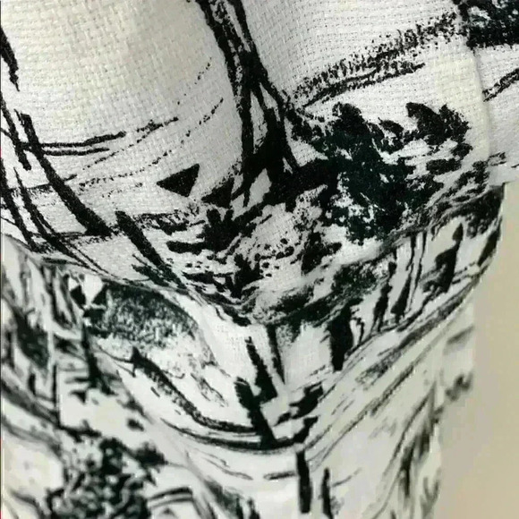 COLDWATER Creek linen blend open front jacket. Fully lined. Size PL. - Picture 5 of 7